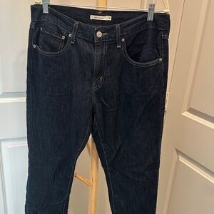 Men's Indigo Straight-Leg Jeans - Dark Wash